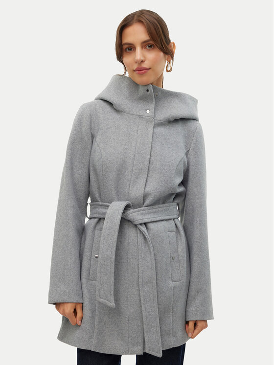 Vero Moda Vero Moda Palton Popliva 10310779 Gri Regular Fit