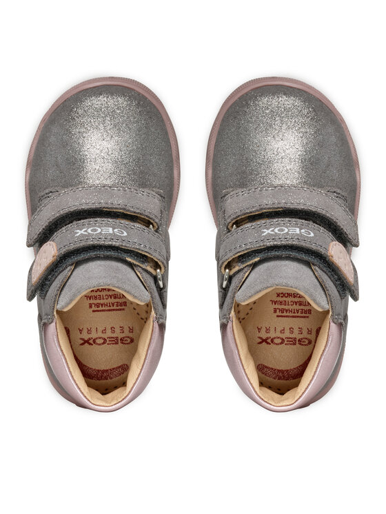 Geox Geox Laisvalaikio batai B Macchia Girl B164PC 07722 C1FK8 Pilka