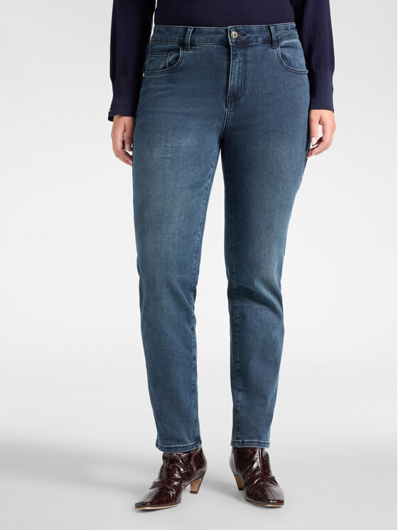 Elena Mirò Elena Mirò Jeansy P443G000431N0H4 Niebieski Slim Fit