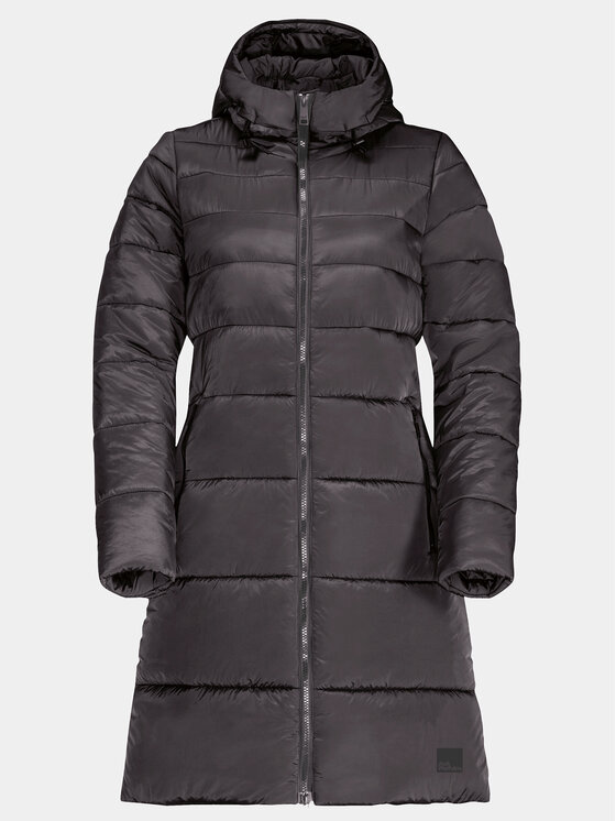 Jack Wolfskin Jack Wolfskin Žieminė striukė Eisbach Coat 1206981 Juoda Regular Fit