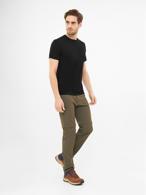Viking Viking T-Shirt Lenta Bamboo Light Man Czarny Regular Fit