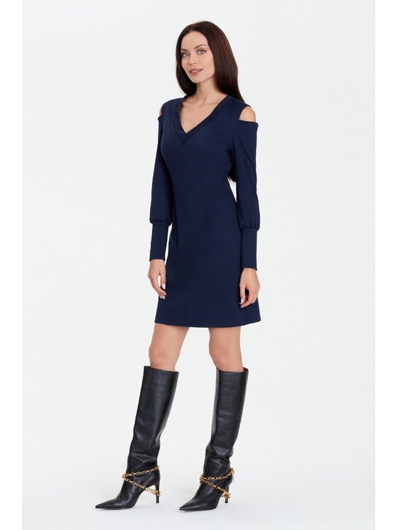 La Mania La Mania Abito da cocktail CAUCA Blu scuro Classic Fit