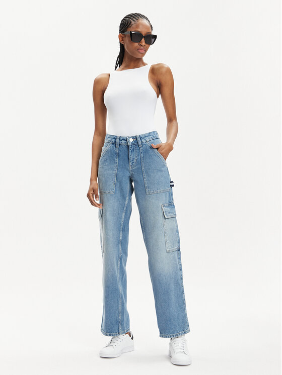 Tommy Jeans Tommy Jeans Jeansy Sophie DW0DW17553 Niebieski Straight Fit