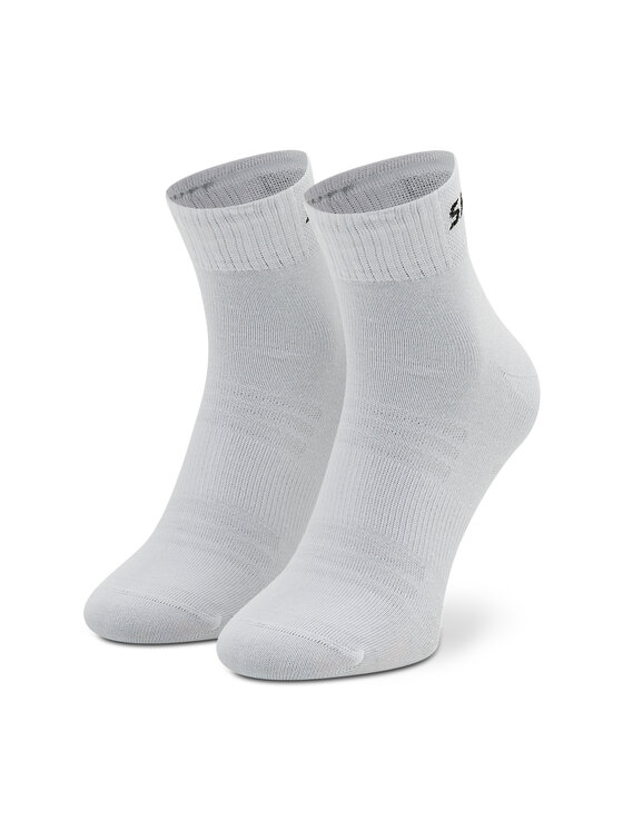 Skechers Skechers Set di 3 paia di calzini corti unisex SK42017 Bianco