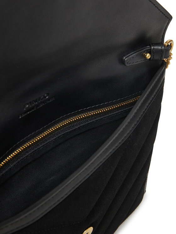 PINKO PINKO Torebka Flat Purse Handle AI 25-26 PCPL 104820 A2JH Czarny