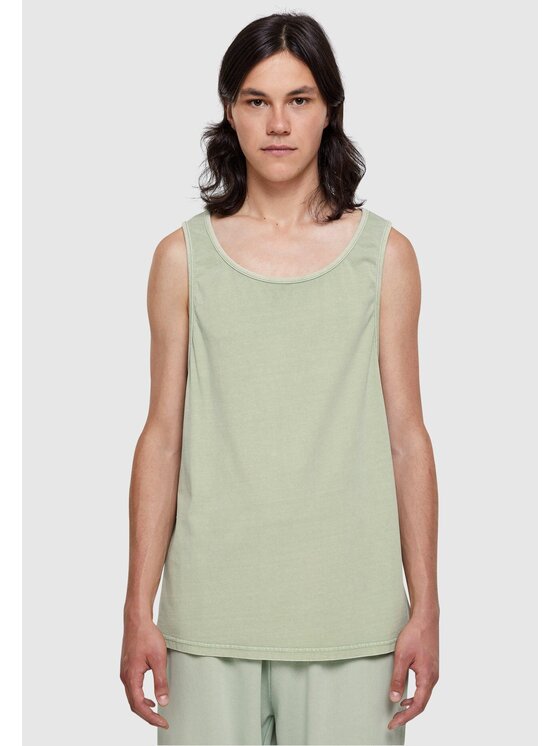 Tank top, rozmiar L, Zielone, Koszulka Tank Top Oversize Męska Zielona Urban Classics TB6222 M