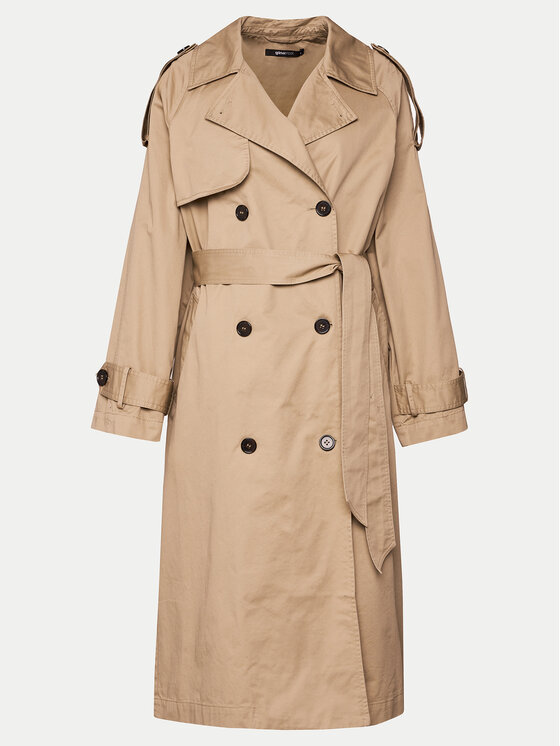 Gina Tricot Gina Tricot Tenchcoat 21984 Beige Regular Fit