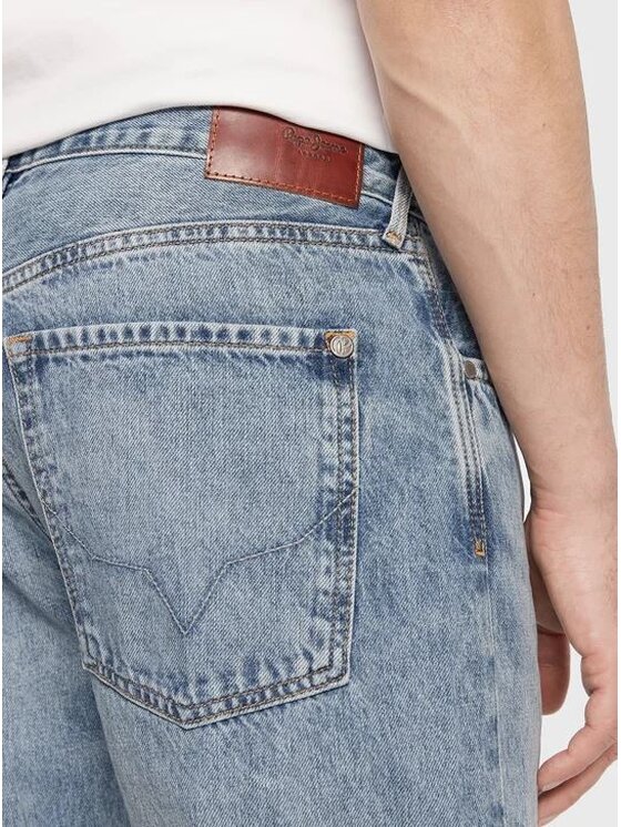Pepe Jeans Pepe Jeans Jeansy PM206317 Błękitny Relaxed Fit