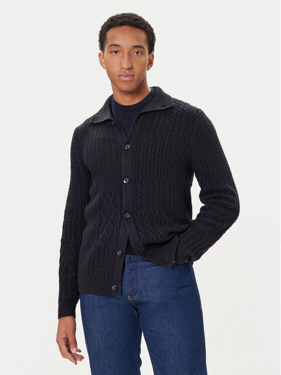 Guess Guess Кардиган M5BR43 Z2ZK2 Тъмносин Regular Fit