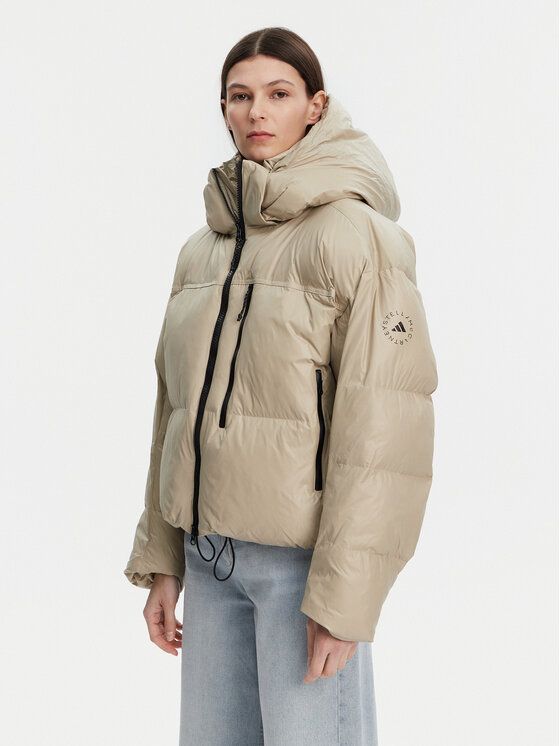 adidas by Stella McCartney adidas by Stella McCartney Μπουφάν χειμωνιάτικο Winter JI5198 Μπεζ Loose Fit