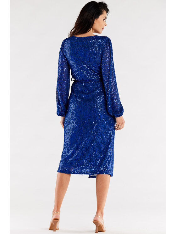 Awama Awama Abito da sera A567 Blu Basic Fit