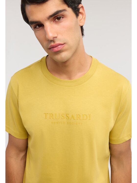 Trussardi Trussardi T-shirt G0088000205N030 Giallo Regular Fit
