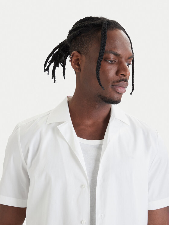 HUGO HUGO Košile Ellino 50560584 Bílá Relaxed Fit