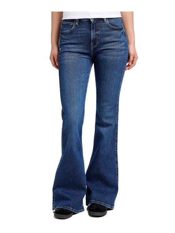 Lee Lee Jeansy 112354456 Niebieski Bootcut Fit