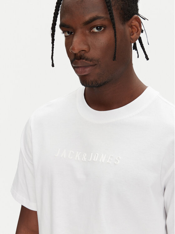 Jack&Jones Jack&Jones Marškinėliai Recharge 12273070 Balta Relaxed Fit