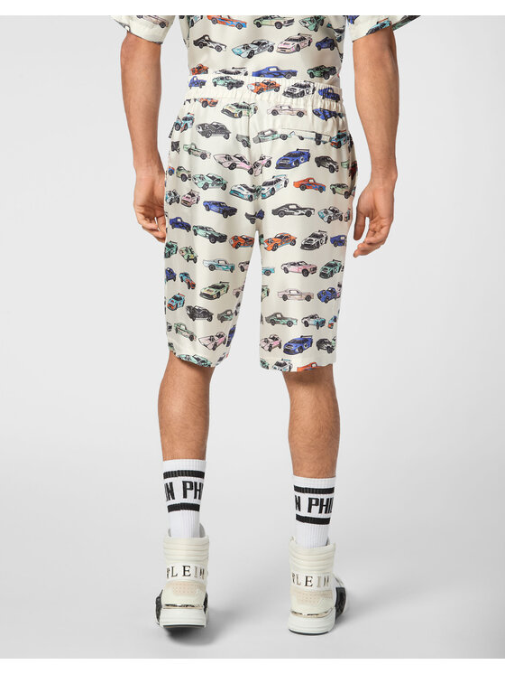 PHILIPP PLEIN PHILIPP PLEIN Szorty 22565 Beżowy Regular Fit