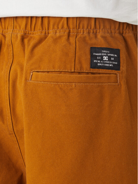 DC Shoes DC Shoes Текстилни панталони Framed EDYNP03169 Кафяв Relaxed Fit