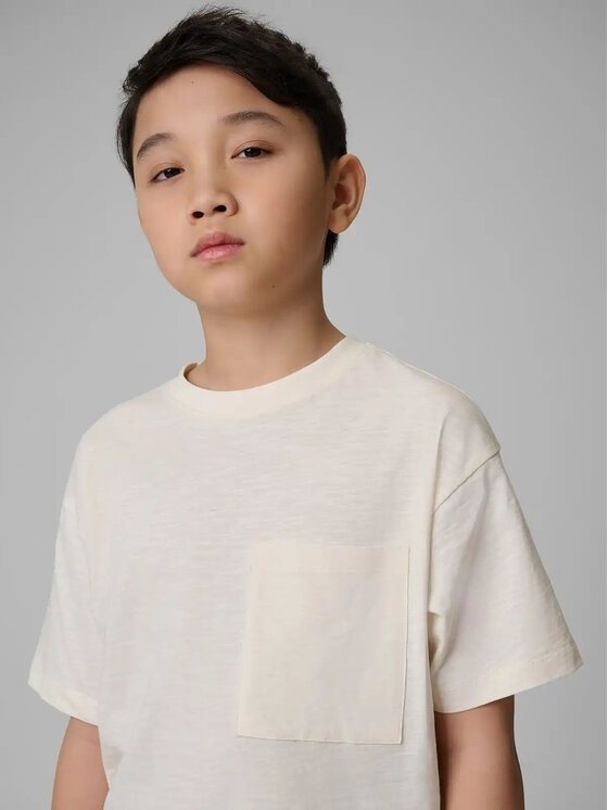 4F 4F T-Shirt 4FJWSS26TTSHM2817-11 Biały Active Fit