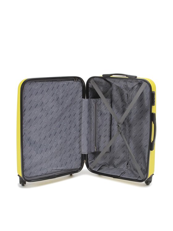 Semi Line Semi Line Vidutinio dydžio lagaminas T5565-4 Geltona