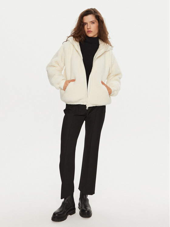 Deha Deha Átmeneti kabát D12253 Ekru Regular Fit