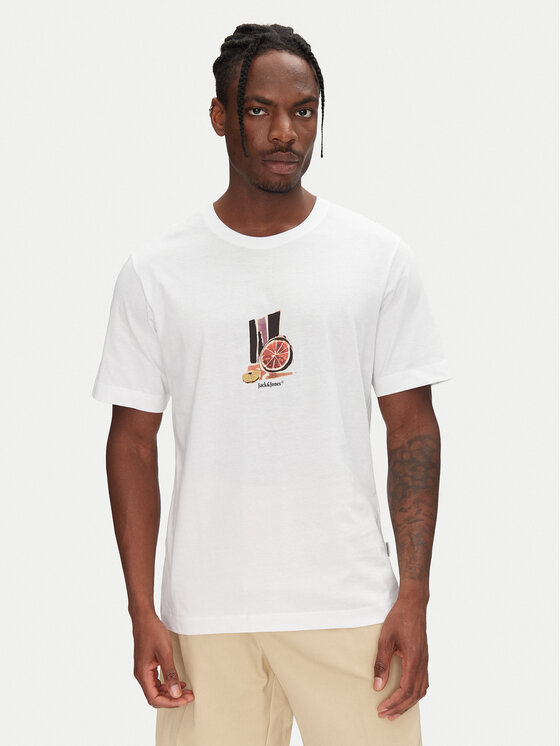 Jack & Jones Jack & Jones Póló Varenna 12273162 Fehér Regular Fit