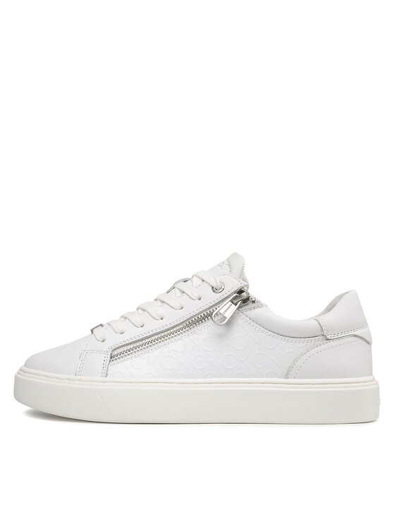Calvin Klein Calvin Klein Laisvalaikio batai Low Top Lace Up HM0HM00813 Balta