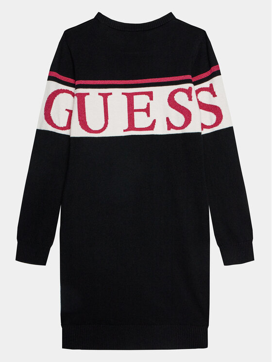 Guess Guess Φόρεμα υφασμάτινο J3BK16 Z38B0 Μαύρο Regular Fit