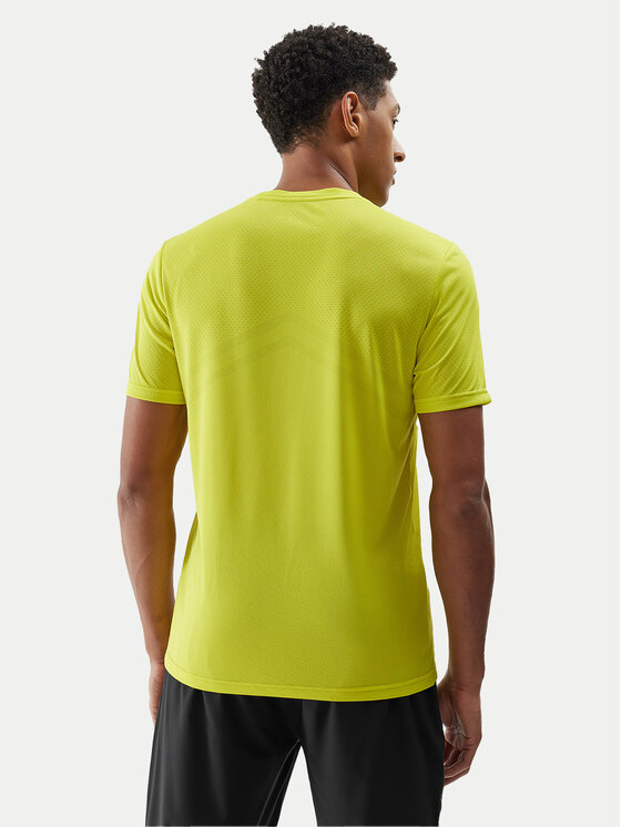 4F 4F Тениска от техническо трико 4FWSS24TFTSM697 Зелен Regular Fit