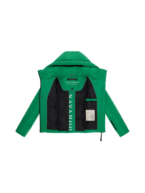 Navahoo Navahoo Kurtka zimowa Frostherz Zielony Regular Fit