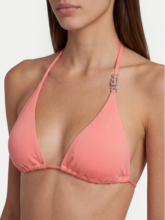 Guess Guess Vrchní část bikin E6GJ30 MC040 Růžová