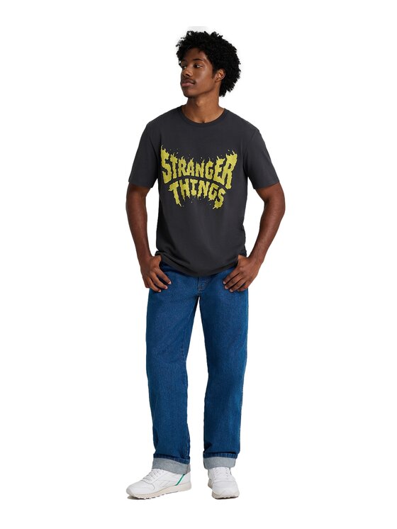 Wrangler Wrangler T-Shirt 112378547 Czarny Regular Fit