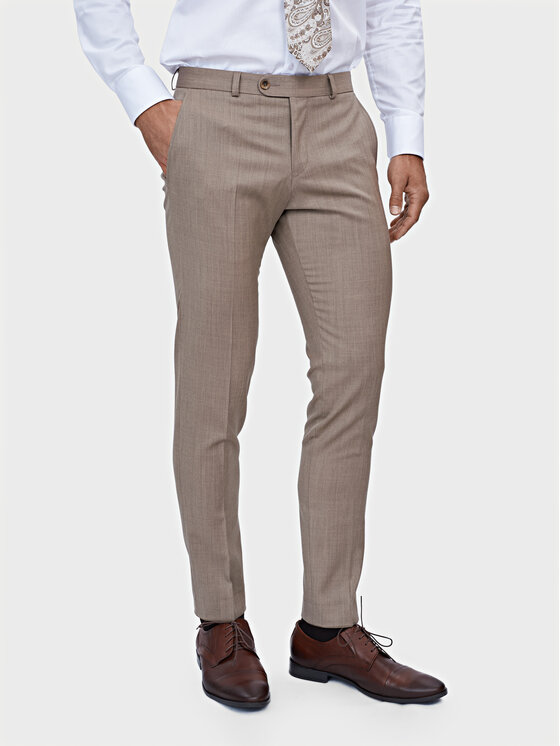 Evenemen Evenemen Garnitur Marietta Beżowy Slim Fit