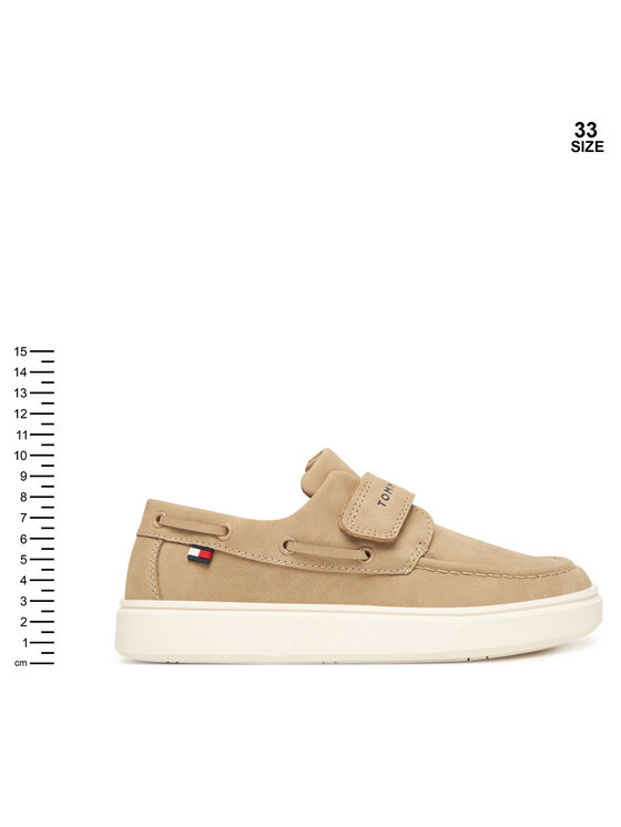 Tommy Hilfiger Tommy Hilfiger Cipele Low Cut Velcro T1B4-34340-0315 S Bež