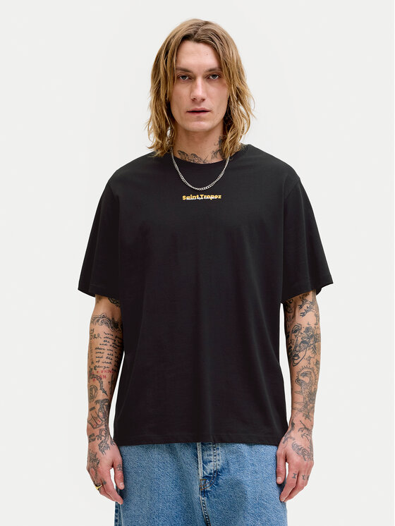 Jack & Jones Jack & Jones T-shirt City Photoprint 12288353 Crna Regular Fit