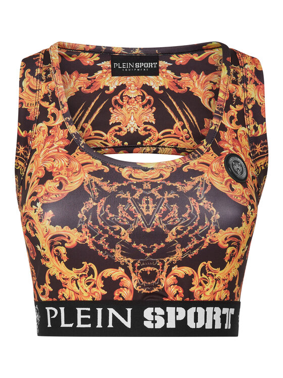 Plein Sport Plein Sport Tank top 4737 Czarny Skin Tight Fit
