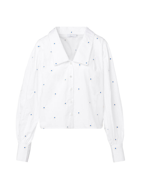 LAURELLA LAURELLA Bluzka Laurella 2VA003140 Biały Regular Fit