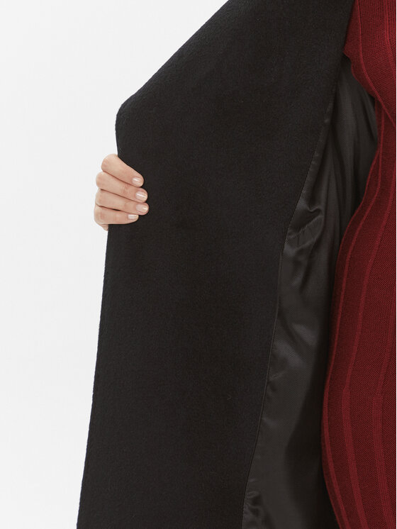 Weekend Max Mara Weekend Max Mara Wollmantel Tempera 2350161233 Schwarz Regular Fit