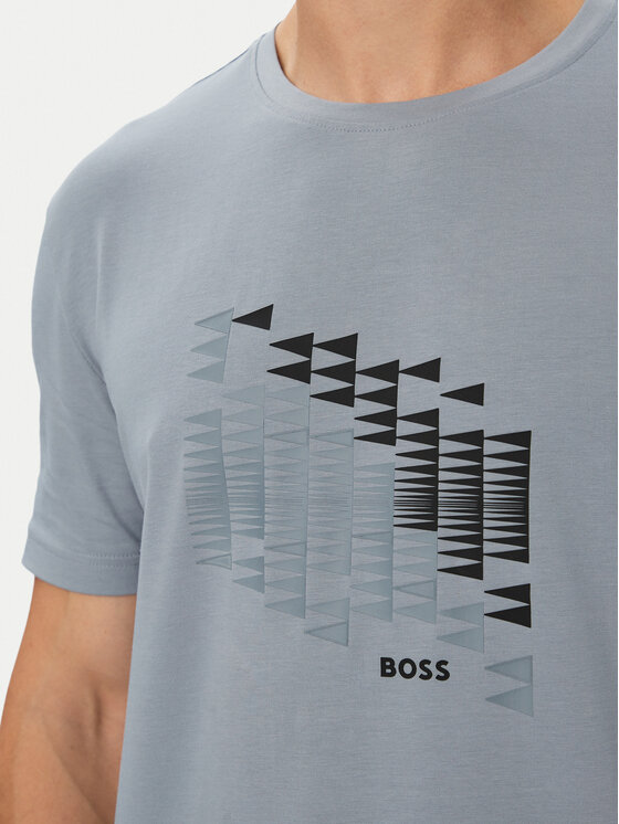 BOSS BOSS T-Shirt Network Flag 50566853 Grau Regular Fit