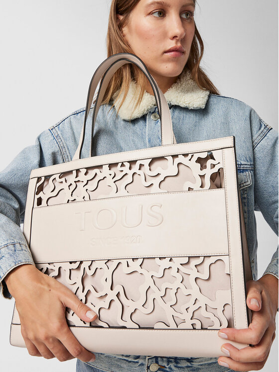 TOUS TOUS Τσάντα Shopping Xl Amaya K.Shock 2001660601 Μπεζ