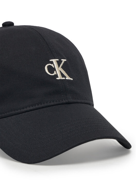 Calvin Klein Jeans Calvin Klein Jeans Czapka z daszkiem Embroidered Monogram Cap LV04K5024G Czarny