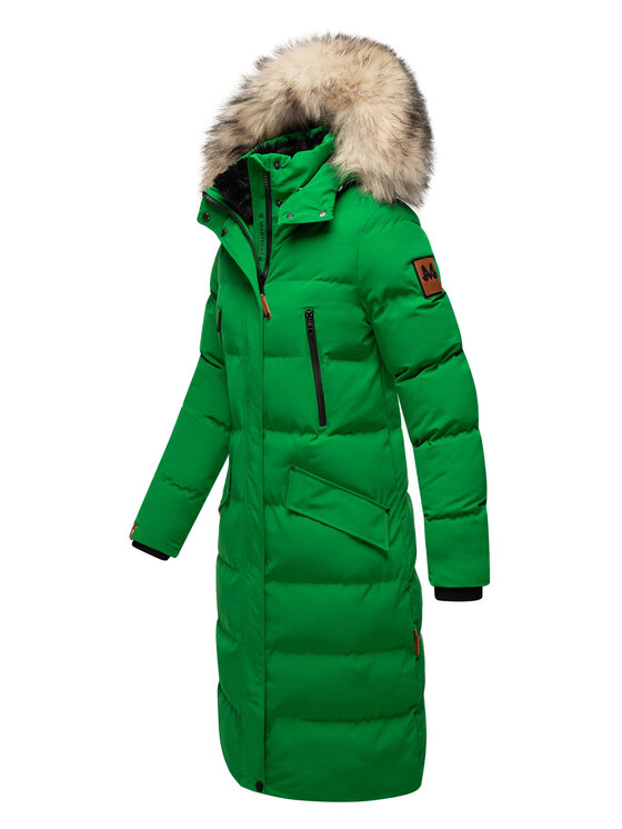 Marikoo Marikoo Kurtka zimowa Schneesternchen Zielony Regular Fit