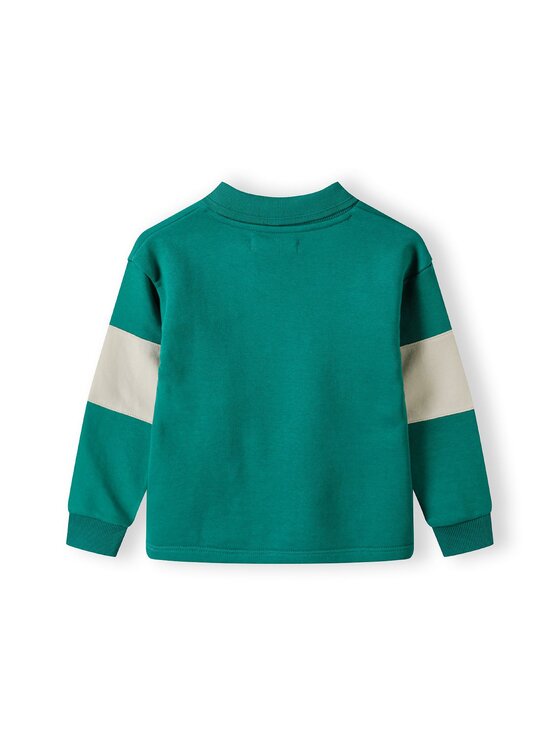 MINOTI MINOTI Bluza 23fleece58 Zielony Regular Fit