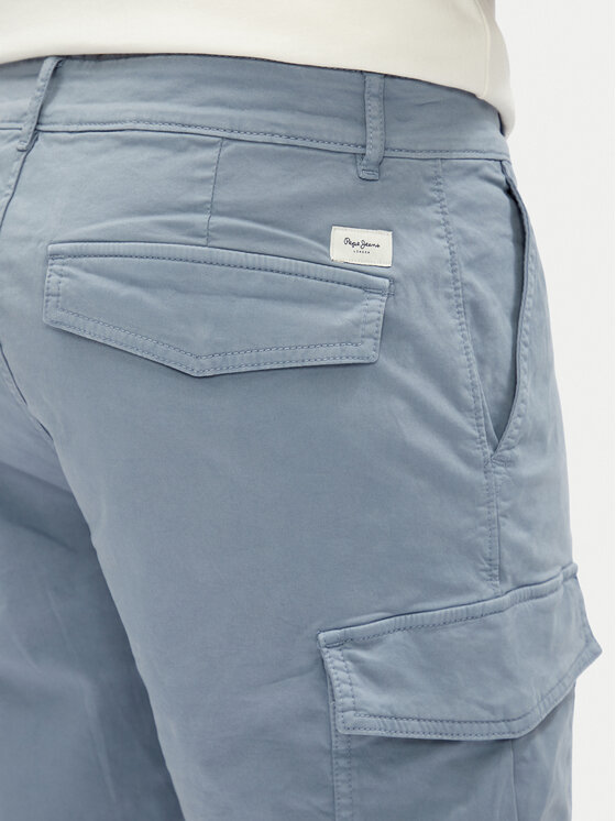 Pepe Jeans Pepe Jeans Шорти от плат Seasonal PM801179 Син Regular Fit