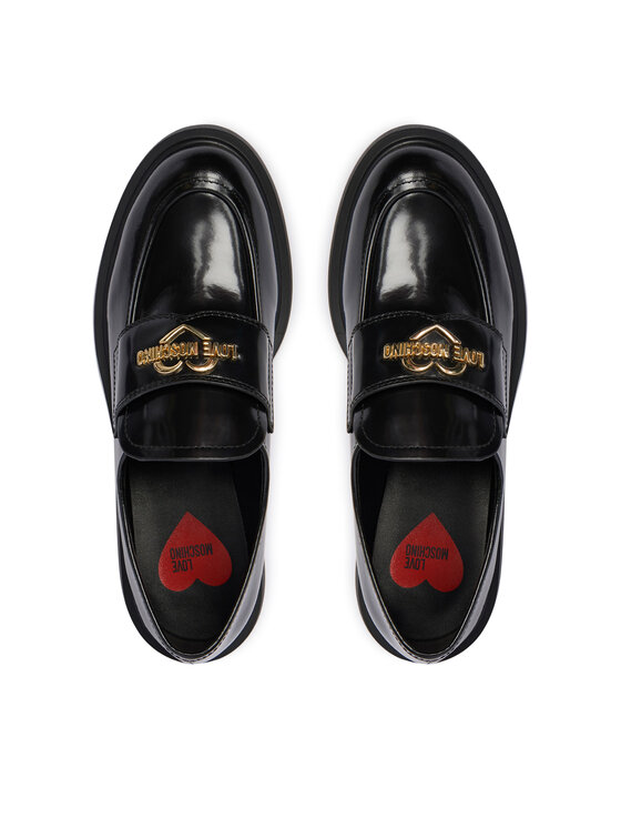 LOVE MOSCHINO LOVE MOSCHINO Loafersy JA10404G0NJD0000 Černá
