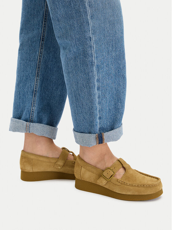 Clarks Clarks Pusbačiai WallabeeEVOBar 26183152 Ruda