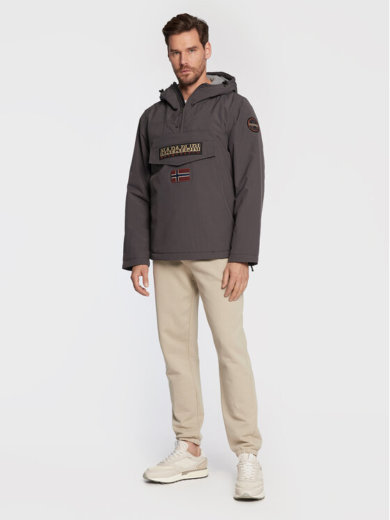 Napapijri Napapijri Anorak stiliaus striukė Rainforest Winter 3 NP0A4GMC Pilka Regular Fit