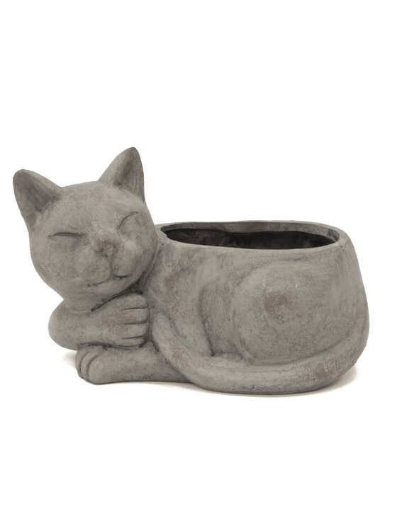 MIAhome MIAhome Osłonka ceramiczna KOTEK Szary
