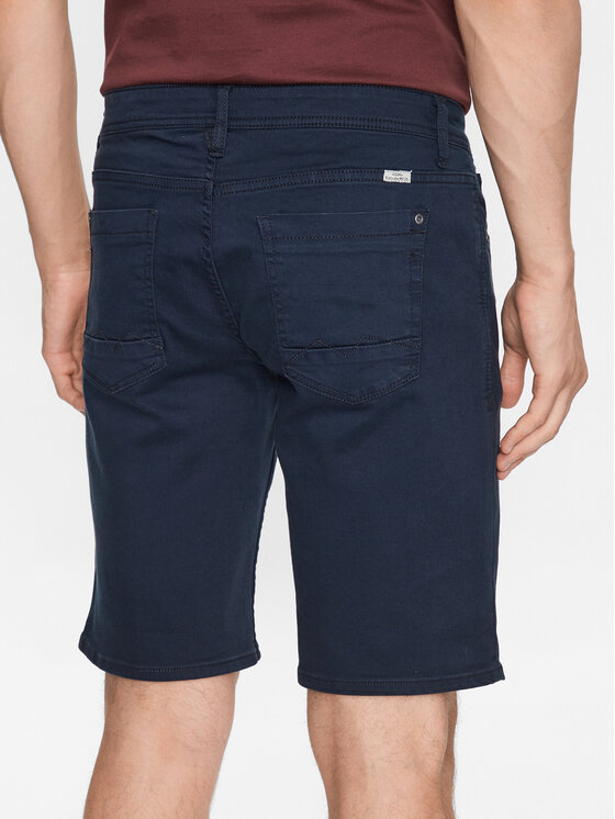 Blend Blend Šortky z materiálu 20713333 Tmavomodrá Regular Fit