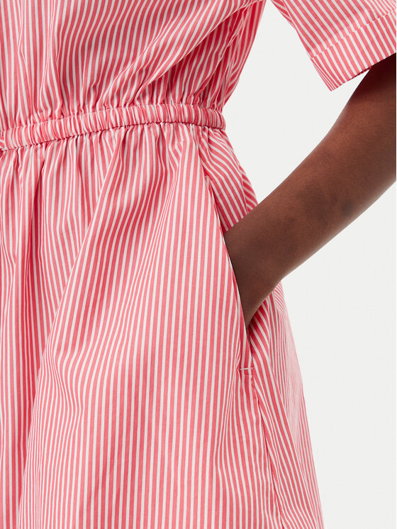 Tommy Jeans Tommy Jeans Hemdkleid DW0DW20617 Rosa Regular Fit
