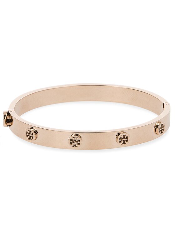 Tory Burch Гривна Logo Stud Hinge Bracelet 37396 Розов Modivo.bg